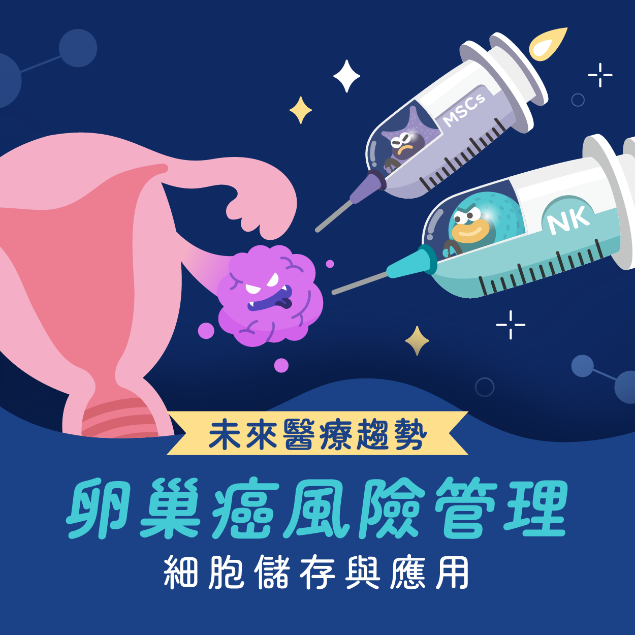 卵巢癌會遺傳？細胞儲存對基因風險的管理和應用
